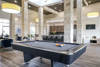 Mingle area with billiards